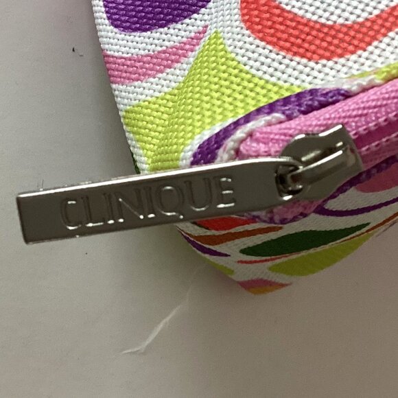 Clinique Makeup Cosmetic Bag Hair Scrunchie Sunglasses Eyeglass Soft Case Holder - Picture 4 of 5